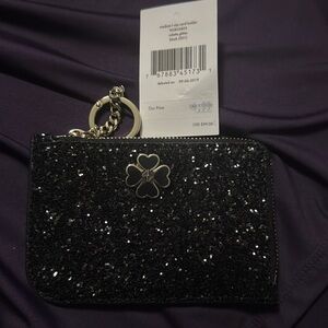 NWT Kate Spade Medium Glitter Card Holder